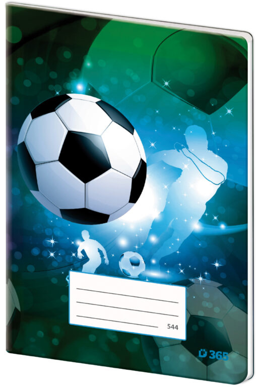 Sešit 544 papírové desky – Football